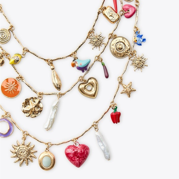 Zara Pack of 3 Charm Necklaces - Picture 9 of 9